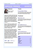 Newsletter SERVICE TRENDS 022016 Newsletter SERVICE TRENDS 022016