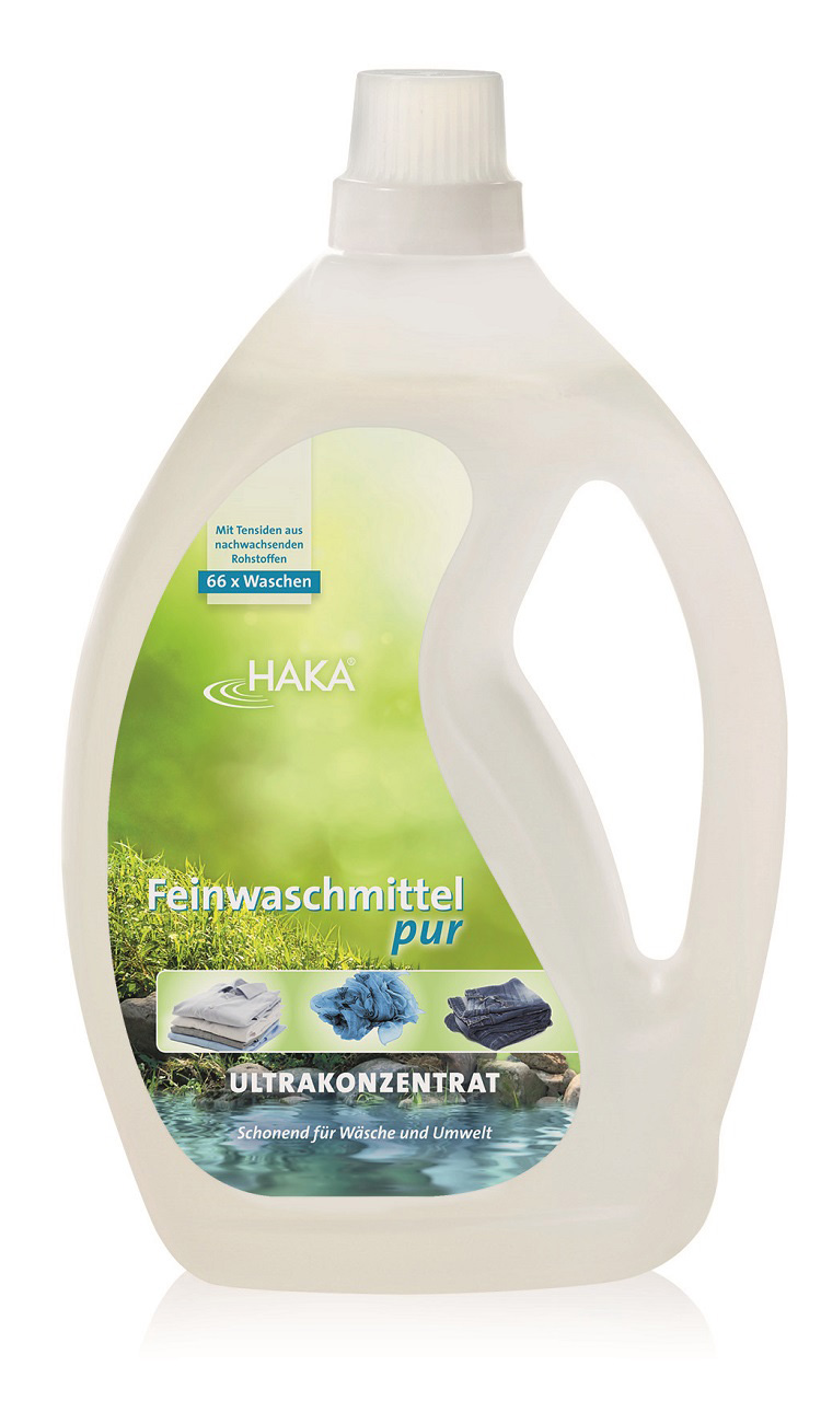 Das flüssige HAKA Feinwaschmittel pur - gefördert von der Deutschen Bundesstiftung Umwelt (DBU) Das flüssige HAKA Feinwaschmittel pur - gefördert von der Deutschen Bundesstiftung Umwelt (DBU)