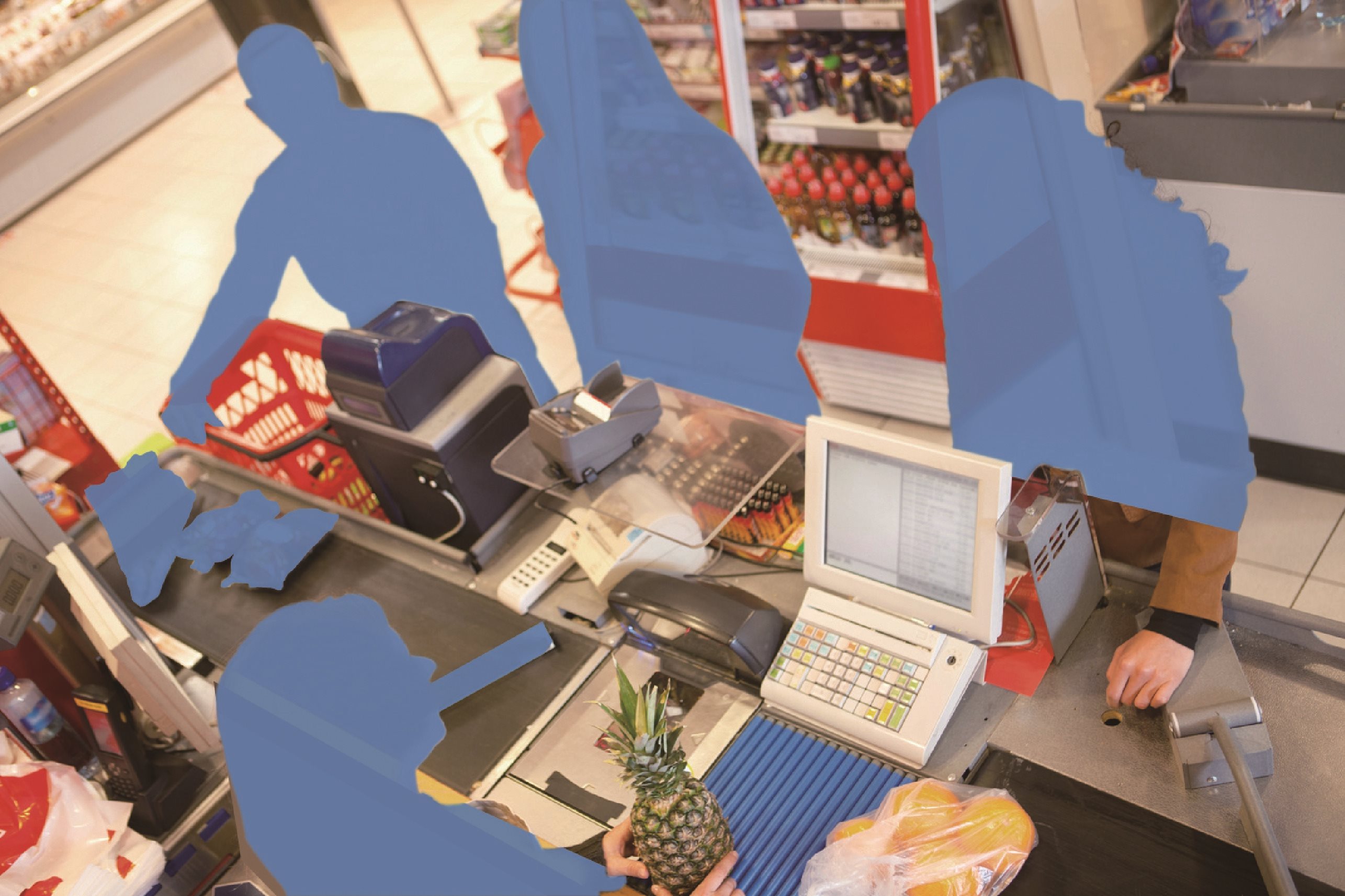 Bild einer Sicherheitskamera mit Panasonic People-Masking-Technologie (Bildquelle: Panasonic) Bild einer Sicherheitskamera mit Panasonic People-Masking-Technologie (Bildquelle: Panasonic)