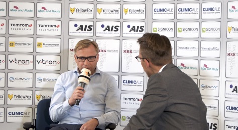 Thomas Gräbner, Vertriebsleiter der YellowFox GmbH (l.i.B.). Bild: Telematik.TV Thomas Gräbner, Vertriebsleiter der YellowFox GmbH (l.i.B.). Bild: Telematik.TV