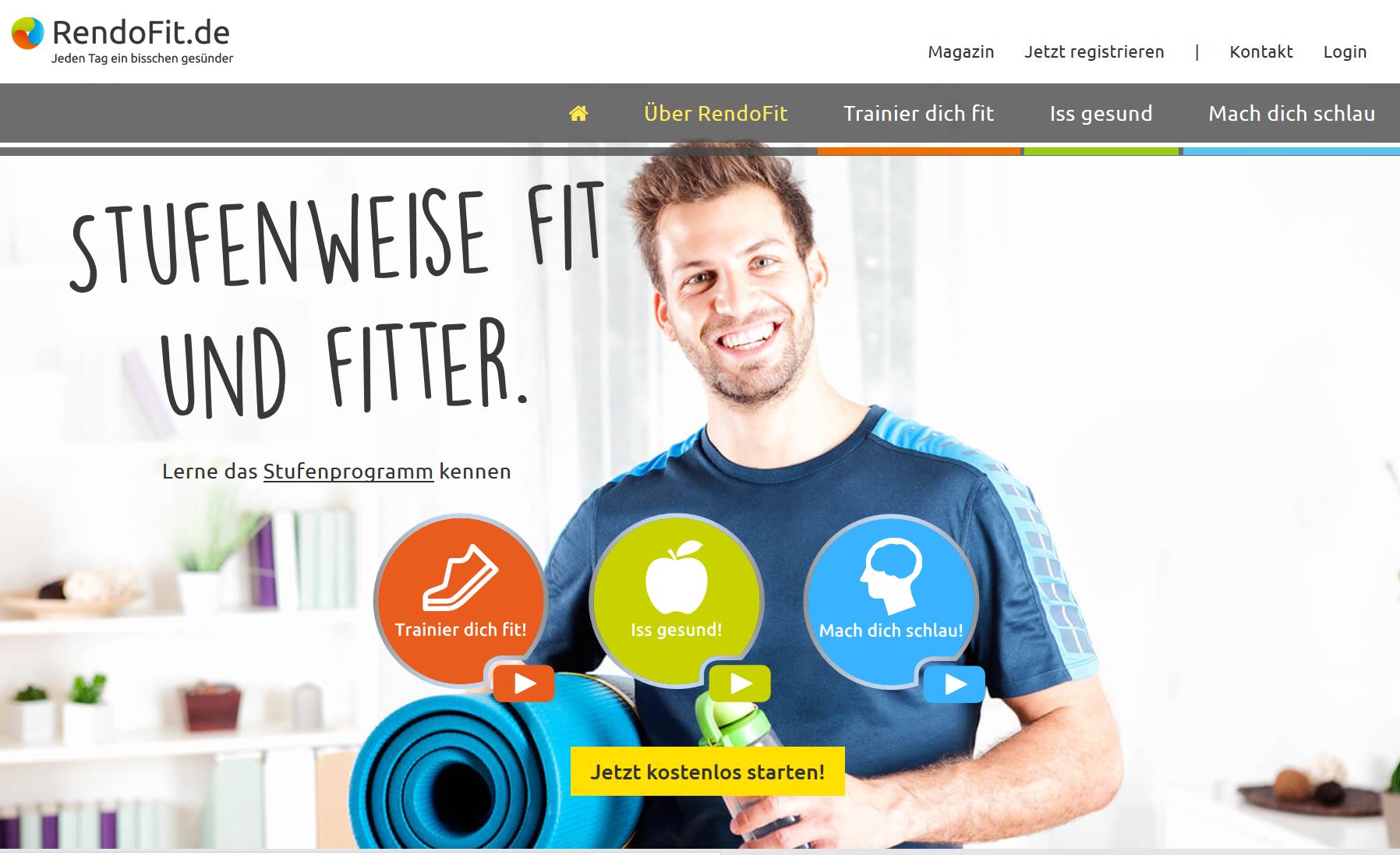 Das neue RendoFit Stufenprogramm - jetzt testen! Das neue RendoFit Stufenprogramm - jetzt testen!