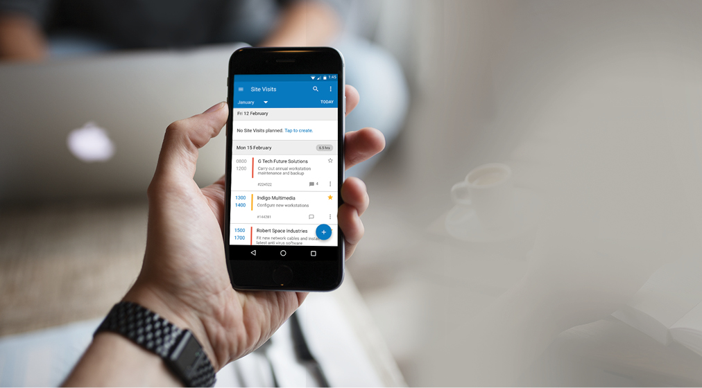 MAX Service Desk-Applikation für iOS- und Android-Plattform (Bildquelle:©LOGICnow)
