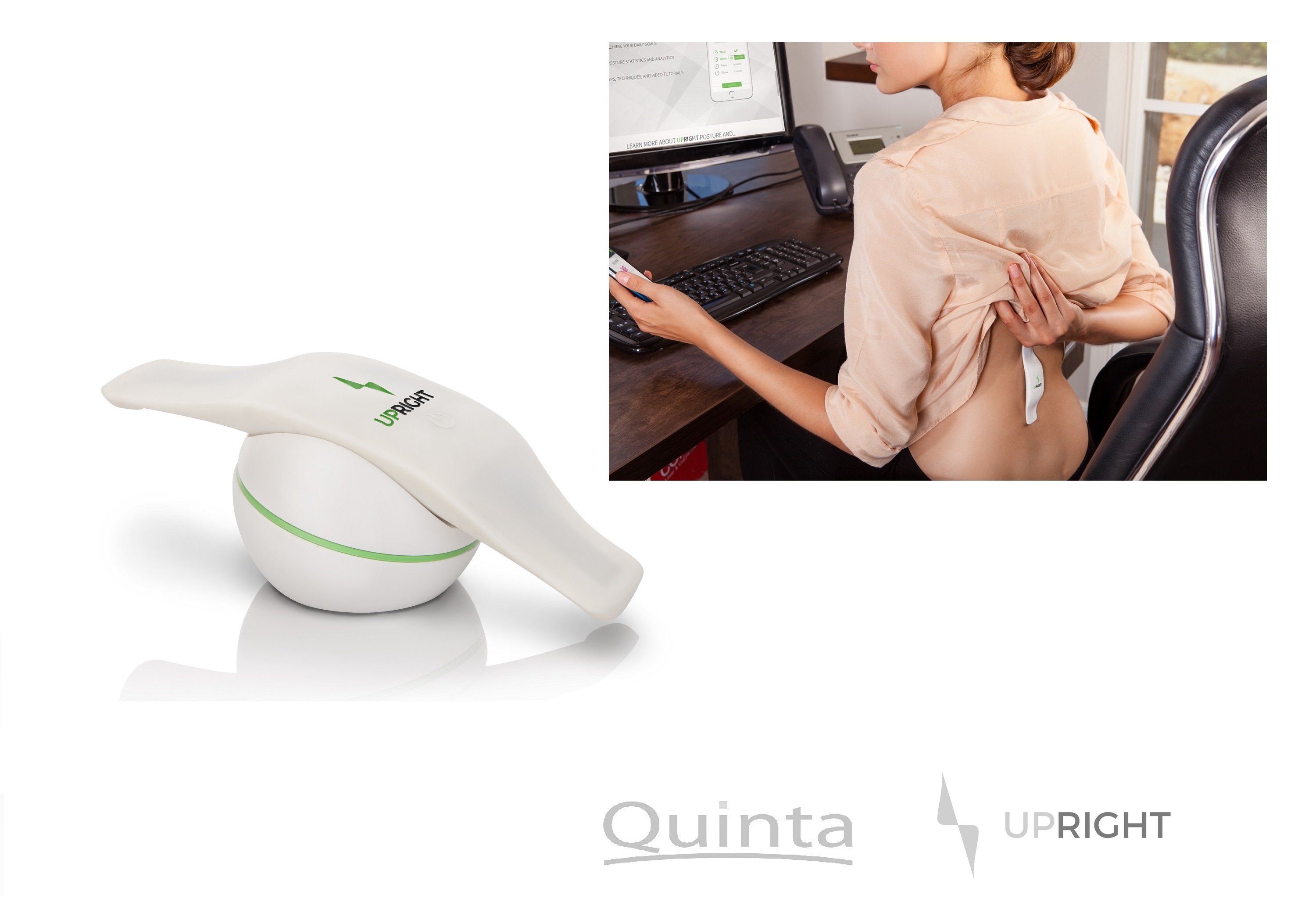 Der UpRight Rückenfitness Trainer trainiert aufrechtes Sitzen ohne große Mühe! Der UpRight Rückenfitness Trainer trainiert aufrechtes Sitzen ohne große Mühe!