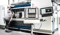 Eine moderne, von RJ Lasertechnik konzipierte und gebaute Laserbearbeitungsanlagen Eine moderne, von RJ Lasertechnik konzipierte und gebaute Laserbearbeitungsanlagen