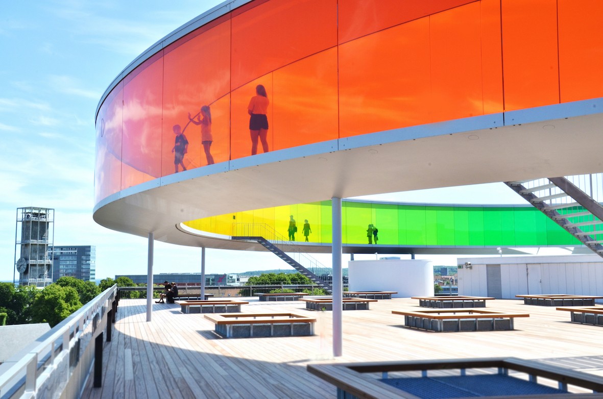 Aarhus ist laut Lonely Planet eines der attraktivsten Reiseziele 2016/ ARoS Museum Rainbow Panorama Aarhus ist laut Lonely Planet eines der attraktivsten Reiseziele 2016/ ARoS Museum Rainbow Panorama