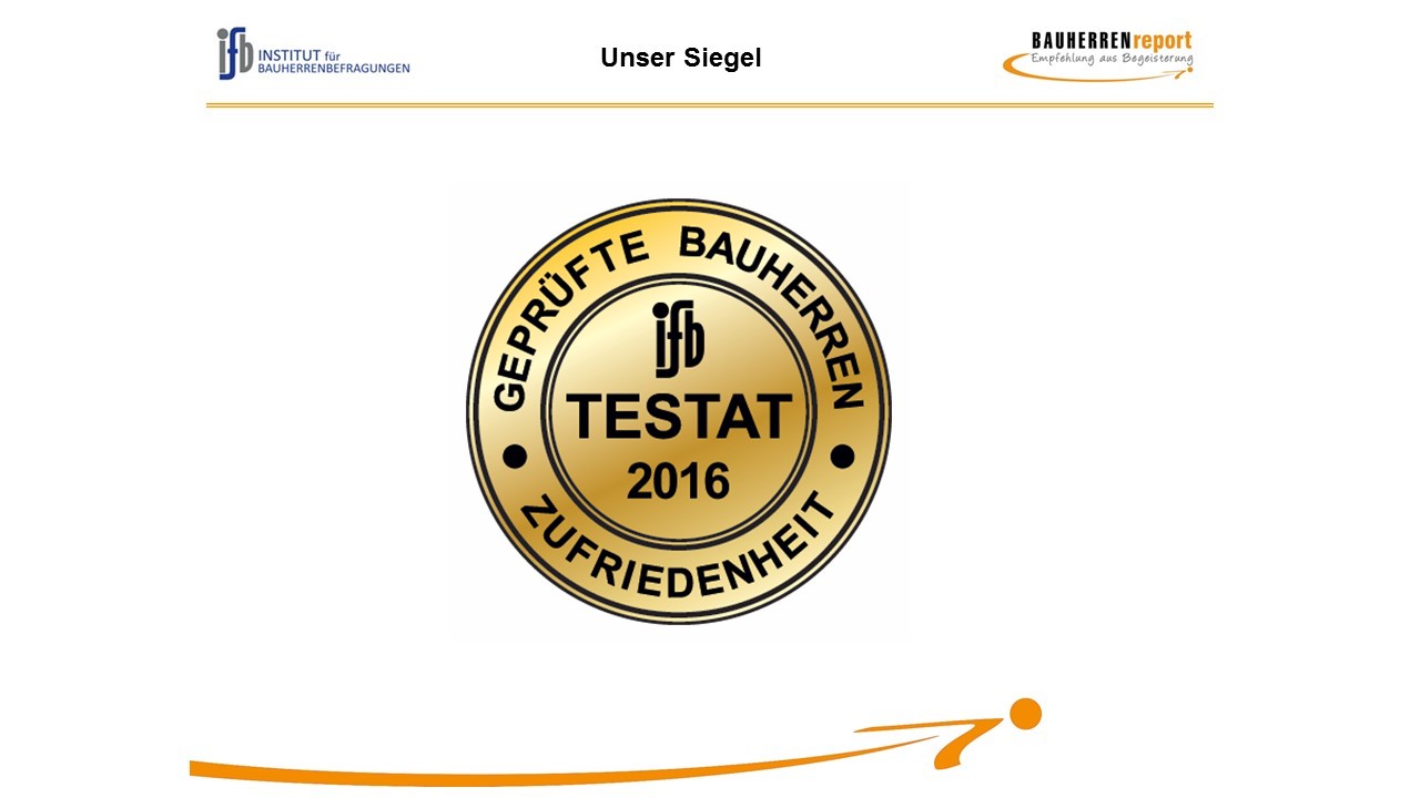 Testataussage: Alles im Lot! Testataussage: Alles im Lot!