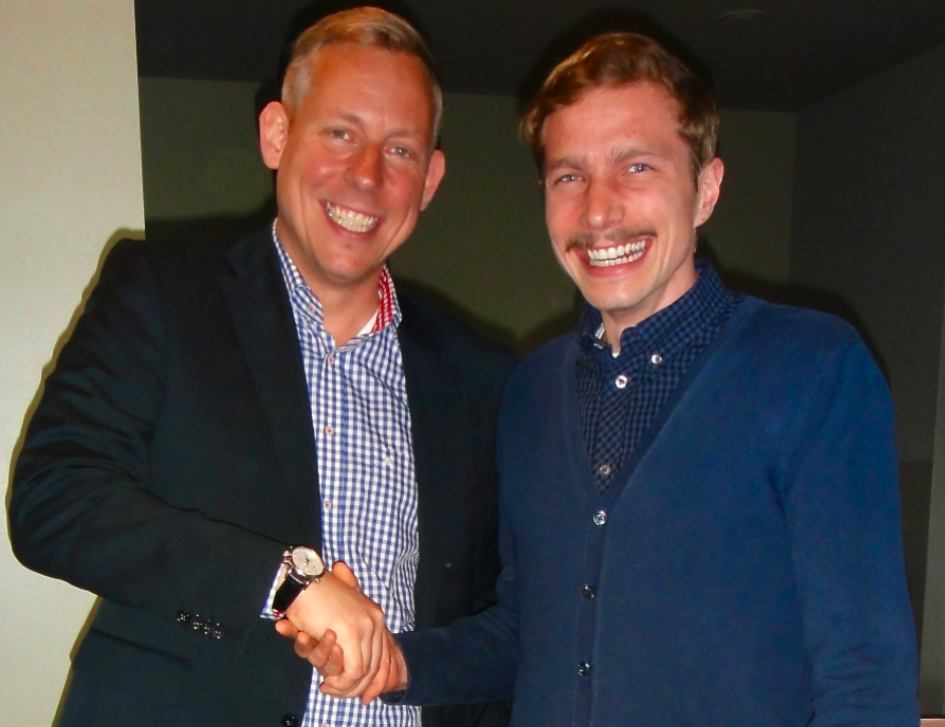 Georg Heeren, Geschaftsführer der mayato GmbH; Benjamin Brich, Gründer der  HLO