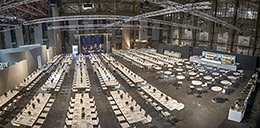 Die Kraftzentrale gehört zu den größten Veranstaltungshallen Duisburgs. © Holger Bernert
