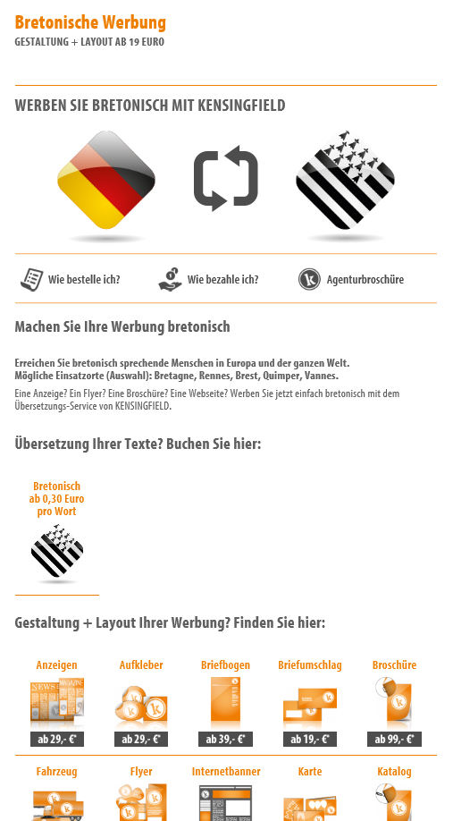 Bretonische Werbung Bretonische Werbung