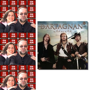 Roland Rube und Ariane Kranz On Air mit dArtagnan