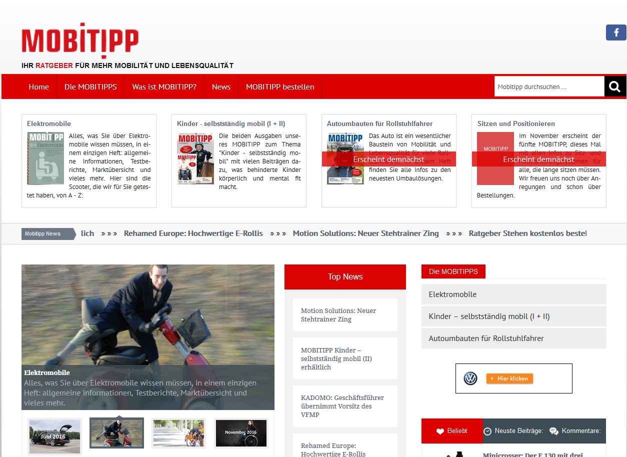 Der Ratgeber MOBITIPP ist seit Juni auch im Internet unter www.mobitipp.de verfügbar Der Ratgeber MOBITIPP ist seit Juni auch im Internet unter www.mobitipp.de verfügbar
