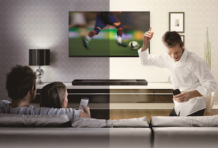 Mit Yamaha MusicCast herrscht Stadionatmosphäre im ganzen Haus.