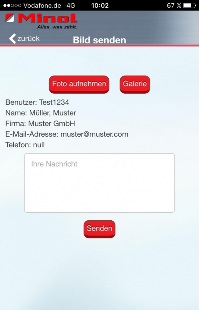Zählererkennung per Foto mit der neuen App?Minol e-Shop?. Foto: Minol Zählererkennung per Foto mit der neuen App?Minol e-Shop?. Foto: Minol