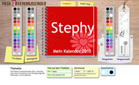 Taschenkalender und Fotokalender online selbst gestalten