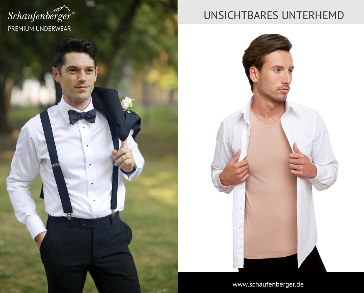 Unsichtbares Unterhemd unter dem Hemd von Schaufenberger Unsichtbares Unterhemd unter dem Hemd von Schaufenberger