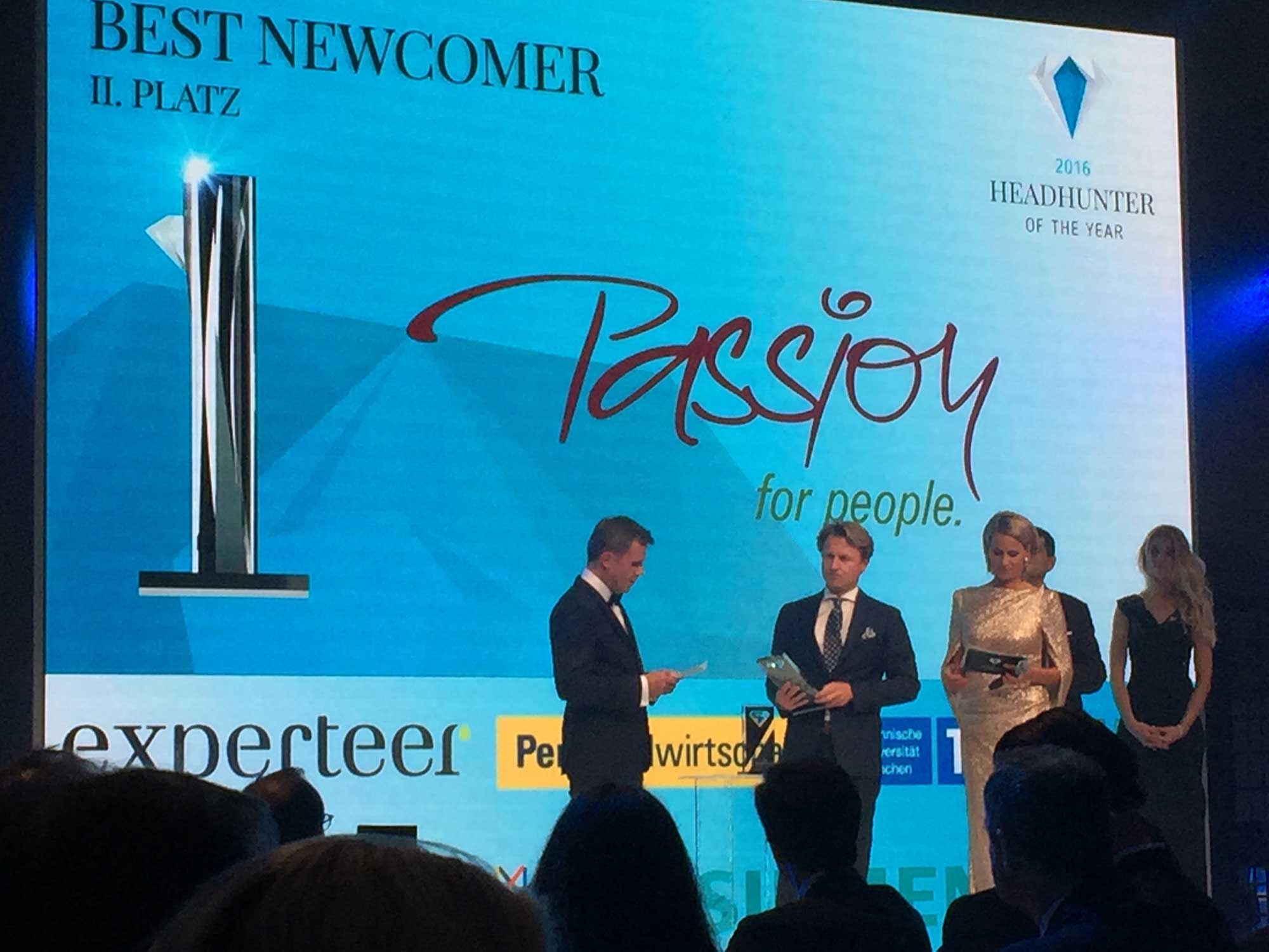 Preisverleihung beim Headhunter of the Year 2016