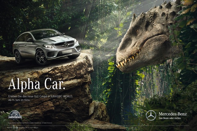 Keyvisual des Projekts „Product Placement, PR und Co-Promotion Jurassic World“ Keyvisual des Projekts „Product Placement, PR und Co-Promotion Jurassic World“