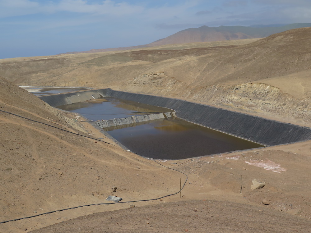 Inca One Gold Absetzteiche im geschlossenen Kreislauf Inca One Gold Absetzteiche im geschlossenen Kreislauf