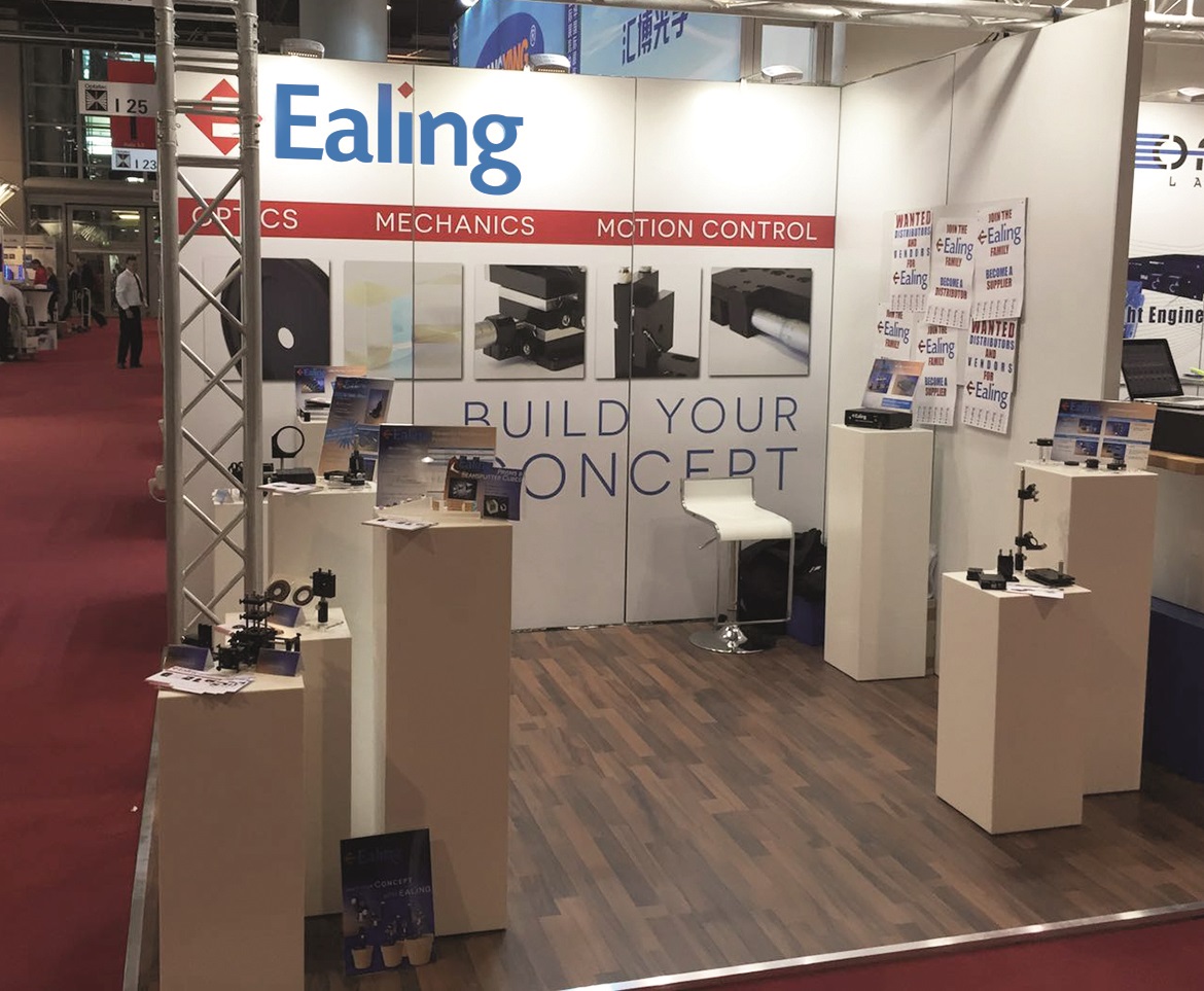 Europäische Ealing-Repräsentanz erstmals auf der Optatec 2016 in Frankfurt (Bildquelle: Ealing UG)