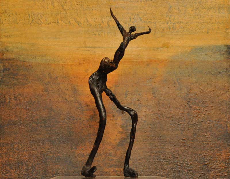 Skulptur und Malerei von Amador Vallina (Bildquelle:©Ditta U. Krebs | Fotostock-Rheinhessen.de)