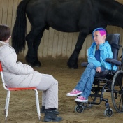 Tina Jahns während eines Coachings Tina Jahns während eines Coachings