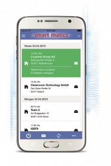 Auftragsübersicht in smart!matics von Couplink Bild: Couplink Group AG Auftragsübersicht in smart!matics von Couplink Bild: Couplink Group AG