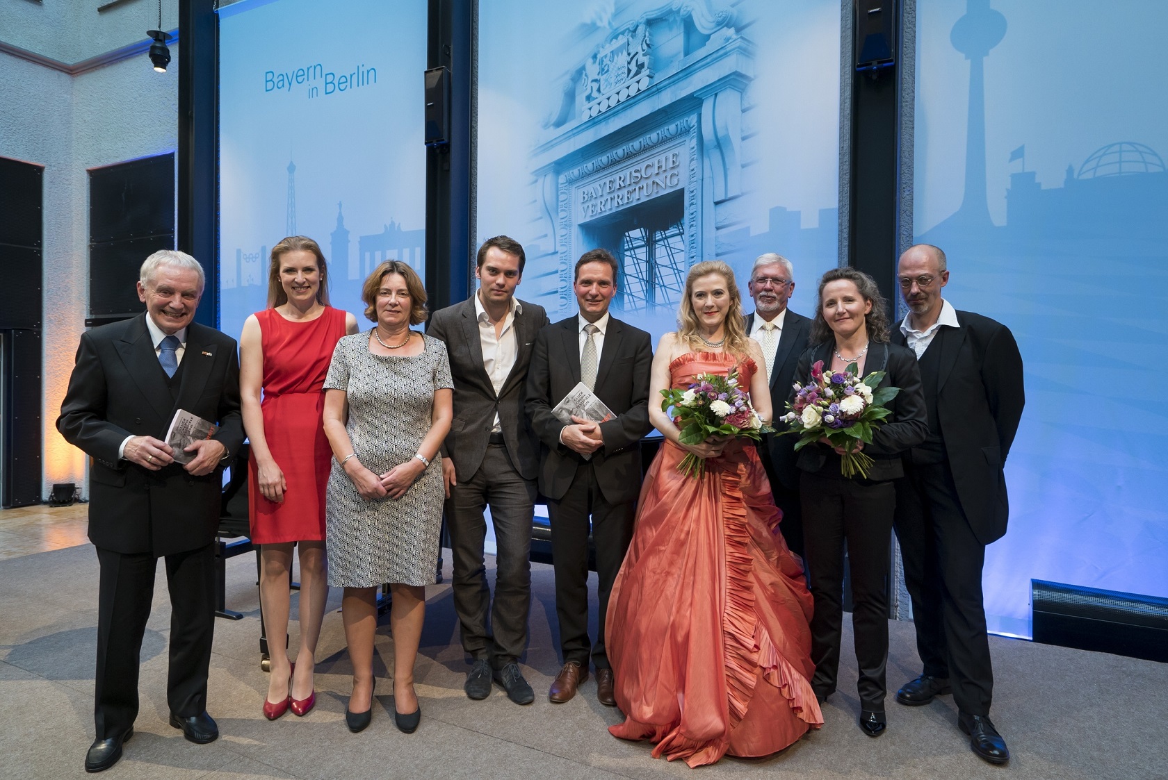 Die Beteiligten freuten sichüber einen gelungenen Gluck-Abend in der Bayerischen Vertretung Berlin. 