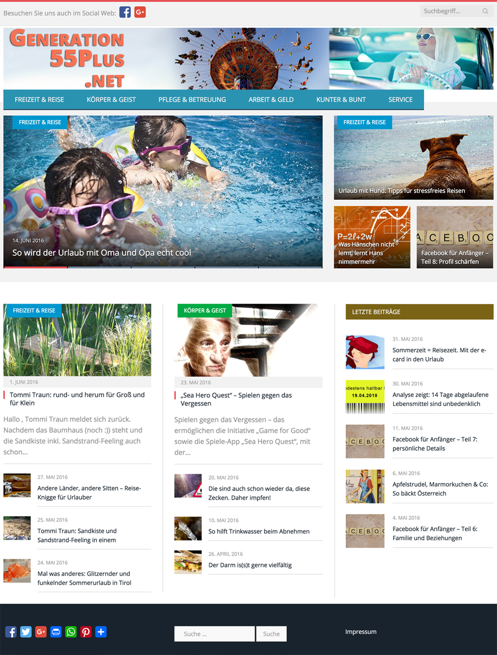 Screenshot www.Generation55plus.net Screenshot www.Generation55plus.net