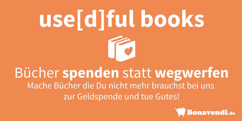 use[d]ful books – Spendenaktion von Bonavendi auf dem LISAR Bücherflohmarkt
