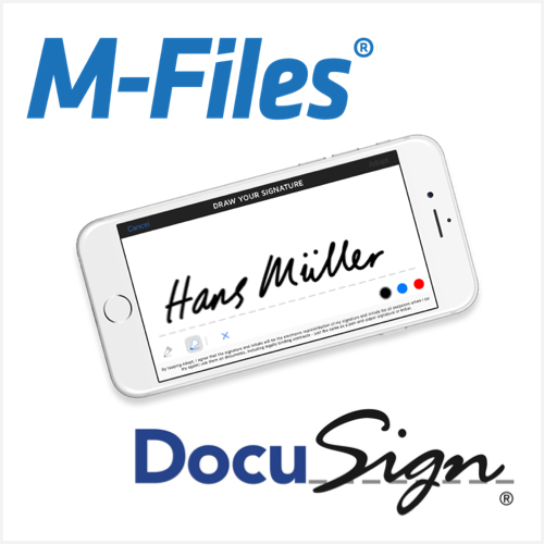 M-Files und DocuSign vereinfachen die Digitalisierung von Geschäftsprozessen M-Files und DocuSign vereinfachen die Digitalisierung von Geschäftsprozessen