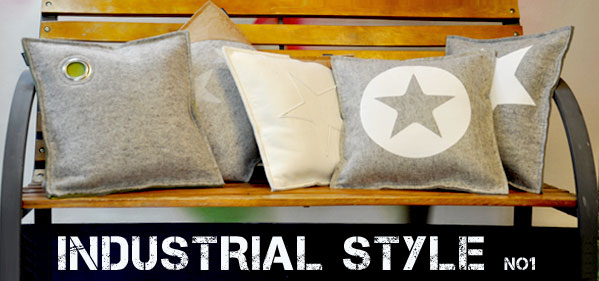 Industrial Style - Coole Filzkissen selbst gestalten
