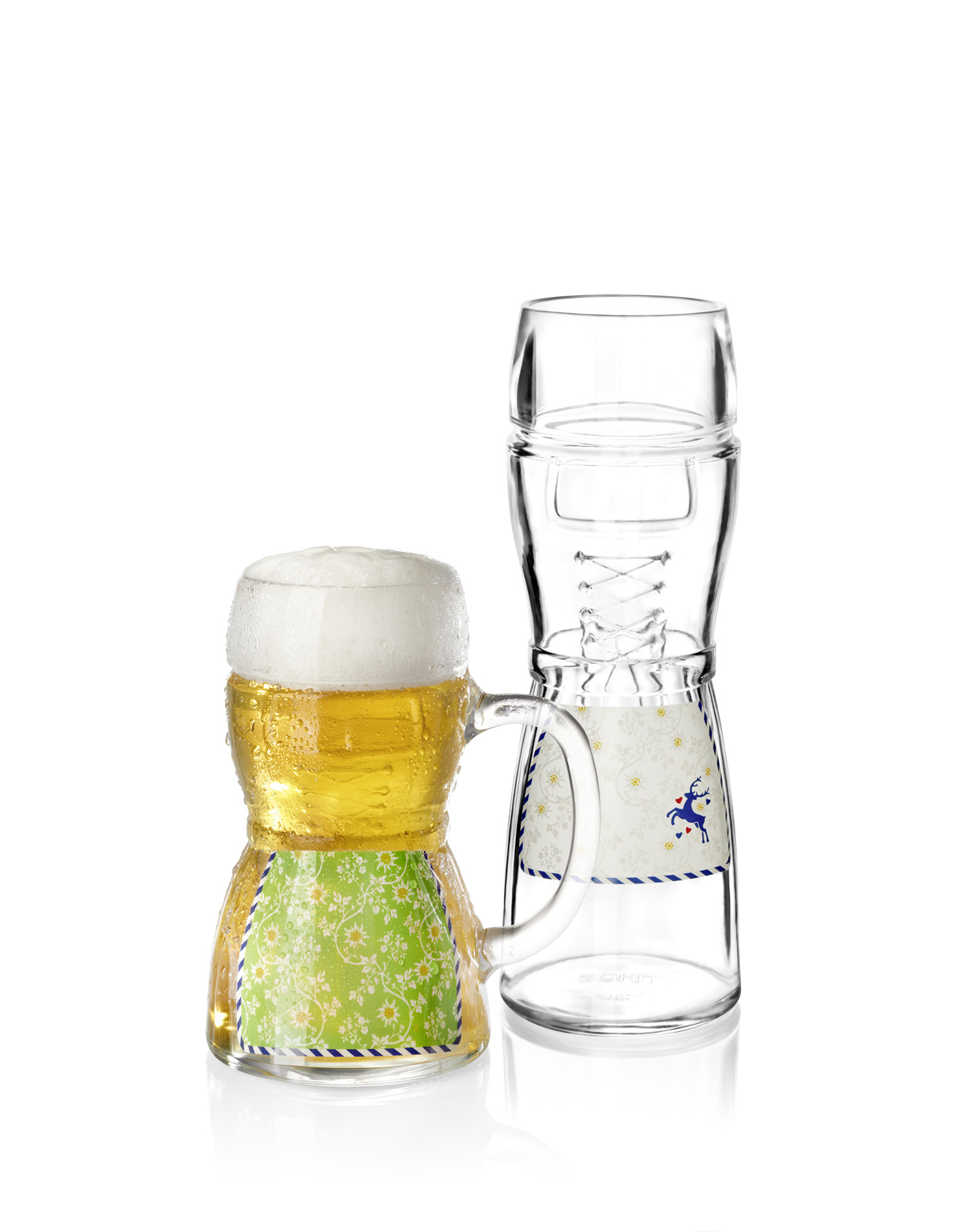 Dirndl-Seidel/ -Weizenbierglas (Bildquelle: SAHM GmbH& Co. KG)