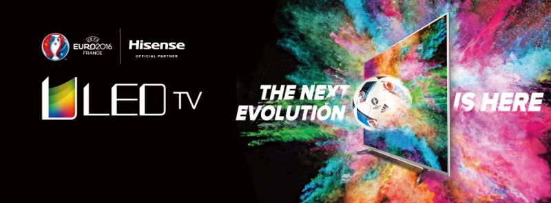 Als offizieller EM-Sponsor präsentiert Hisense neue UHD- und HD-TVs in verschiedenen Größen Als offizieller EM-Sponsor präsentiert Hisense neue UHD- und HD-TVs in verschiedenen Größen