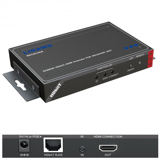 Ligawo ® 6526658 PoE Receiver für Ligawo 6526655/ 6526656 HDMI Extender Ligawo ® 6526658 PoE Receiver für Ligawo 6526655/ 6526656 HDMI Extender