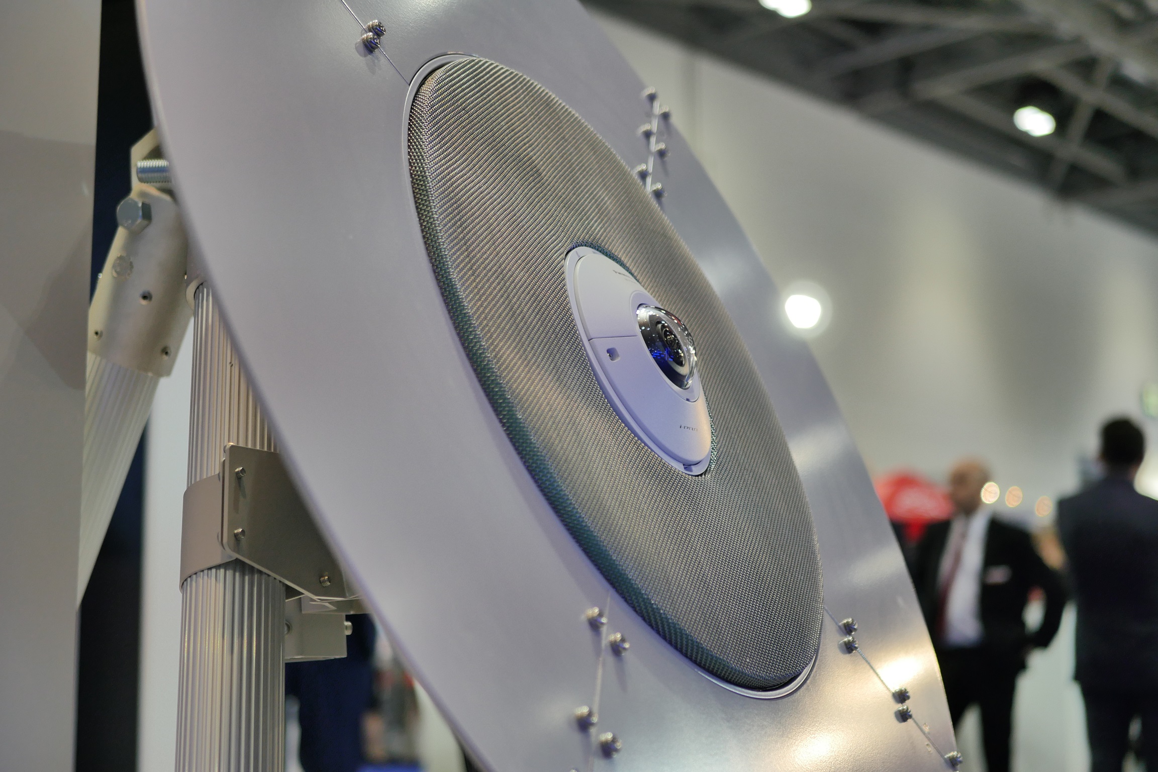 Panasonic Drone-Finder-Technologie Protoryp auf der IFSEC 2016 in London (Bildquelle: Panasonic)