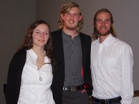 Barbara Dobner, Maximilian Stöger und Frederik Mayet freuen sich auf die Passionsspiele 2010.