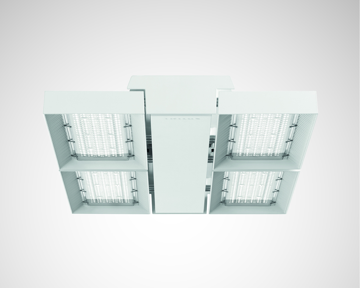 Die robuste Hallenleuchte eignet sich z.B. für raue Industrieumgebungen und Hallen mit hohen Decken. Die robuste Hallenleuchte eignet sich z.B. für raue Industrieumgebungen und Hallen mit hohen Decken.