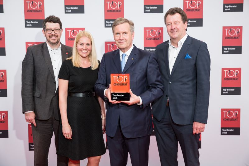 Preisverleihung Top Consultant - exact Beratung mit Christian Wulf