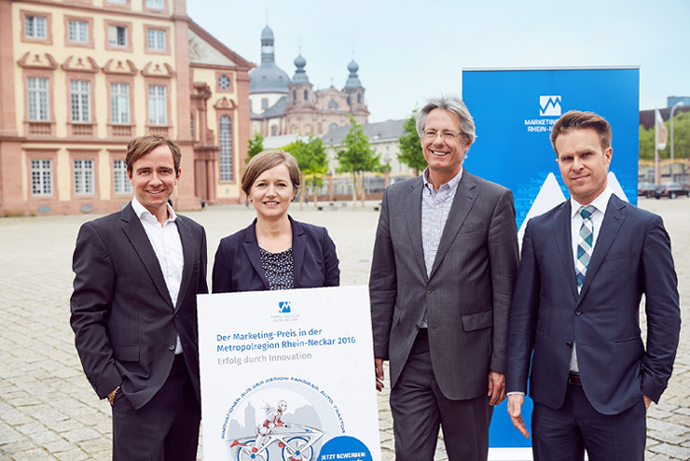 Die Initiatoren für den 6. Marketing-Preis in der Metropolregion Rhein-Neckar.