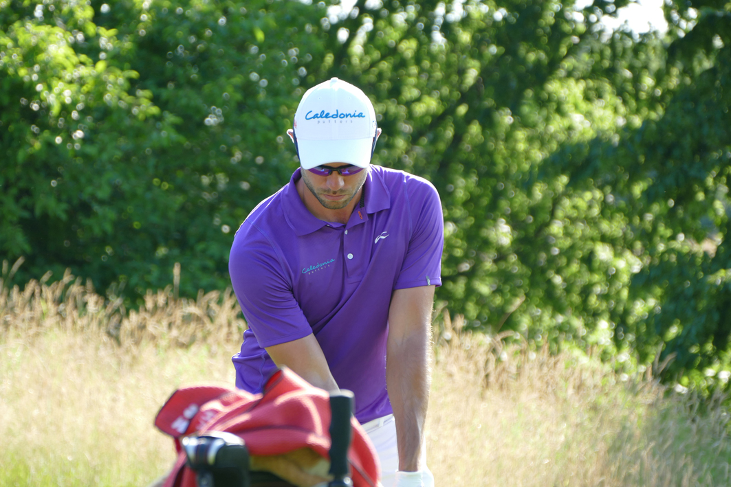 (FOTO: CALEDONIA PUTTERS) Bernd Ritthammer mit Caledonia Putter (FOTO: CALEDONIA PUTTERS) Bernd Ritthammer mit Caledonia Putter