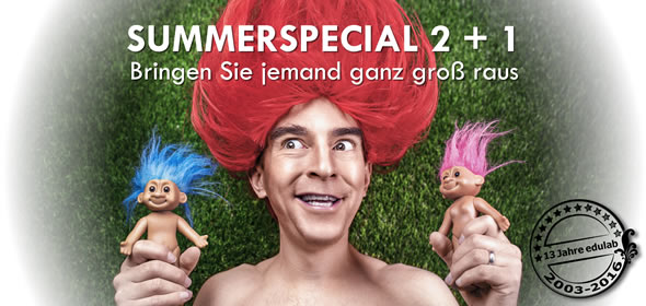 Zwei anmelden - einen so mitnehmen