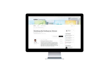 [Foto: Gira] Gira Community ist eine kostenlose Online-Dialogplattform für das Elektrofachhandwerk.