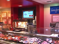 Digital Signage im Markt REWE-Stolper Digital Signage im Markt REWE-Stolper