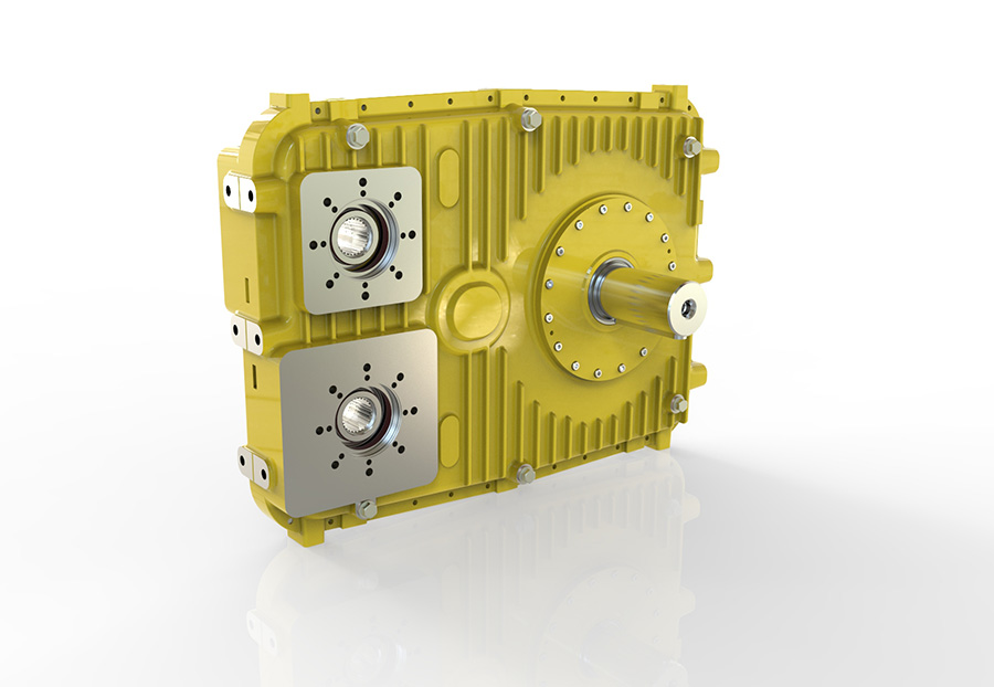 Pumpenverteilergetriebe von Stiebel-Getriebebau ist flexibel in Heavy-Duty-Anwendungen einsetzbar. (