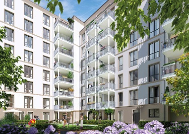 Der moderne, energieeffiziente KfW-70-Neubau entsteht an der Ecke Uhlandstraße und Berliner Straße. Der moderne, energieeffiziente KfW-70-Neubau entsteht an der Ecke Uhlandstraße und Berliner Straße.
