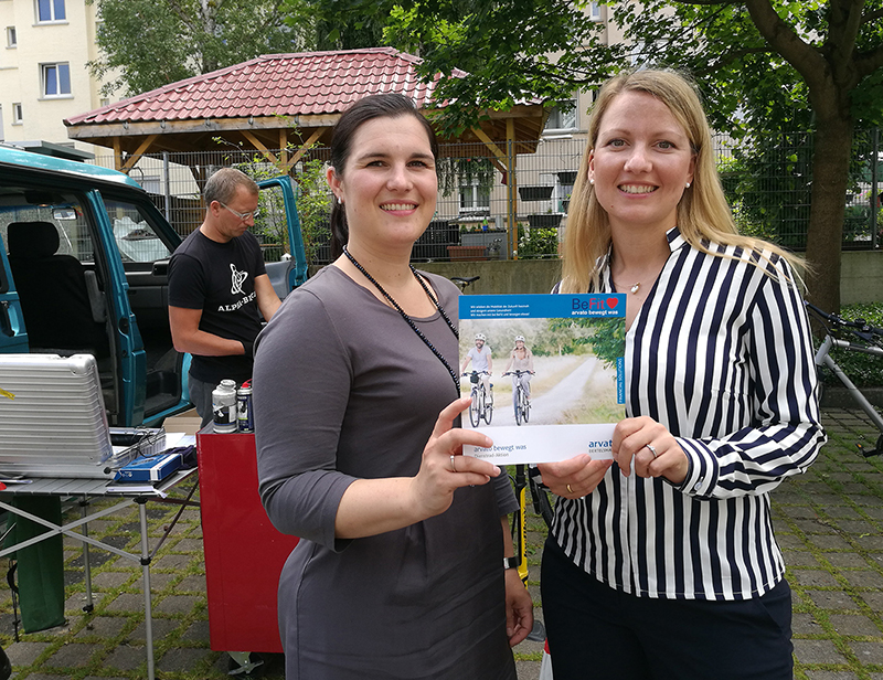 arvato Financial Sotutions stellt das Dienstrad-Projekt beim B:Efficient Award vor