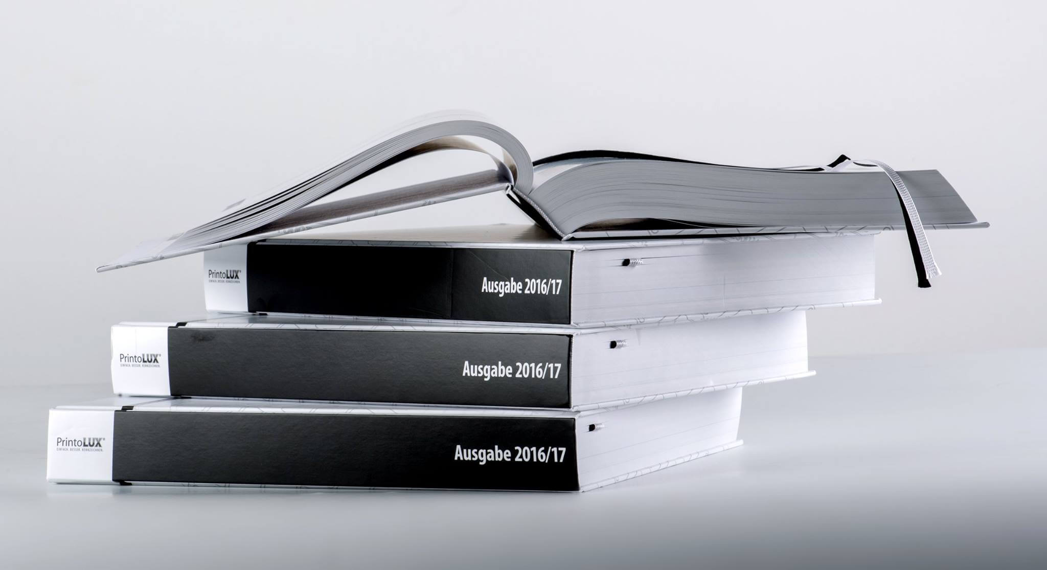 Der neue, im Juni erschienene PrintoLUX-Katalog 2016/17 vereint auf 700 Seiten alles Wissenswerte