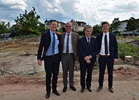 v. li. M. Aritsch, L:De Warenn (Investhotel GmbH), Y. Houbé und F. Laudi (AccorHotels), Foto: Krebs