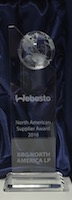 BBG North America hat den North American Supplier Award 2016 von Webasto erhalten (Foto: BBG).