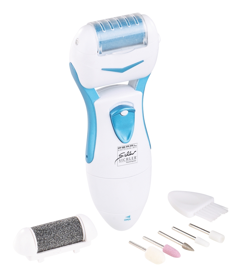 Sichler Beauty 2in1: Elektrischer Hornhaut-Entferner& Maniküre-Pediküre-Gerät, www.pearl.de